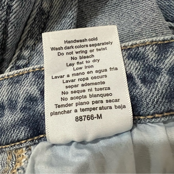 Judy Blue High Rise Side Seam Retro Wide Leg Jeans 5 27 - Picture 7 of 7